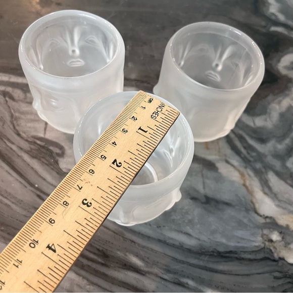 Infinite Buddha Frosted Tiki Cups Votives Three - Picture 10 of 16